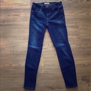 Madewell 9” High Riser Skinny Skinny Jeans